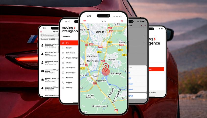 MiApp voor bediening beveiliging BMW 7 Serie M, i7 M70, M760e of M8