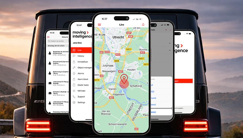 MiApp voor bediening beveiliging Mercedes-Benz G-Klasse
